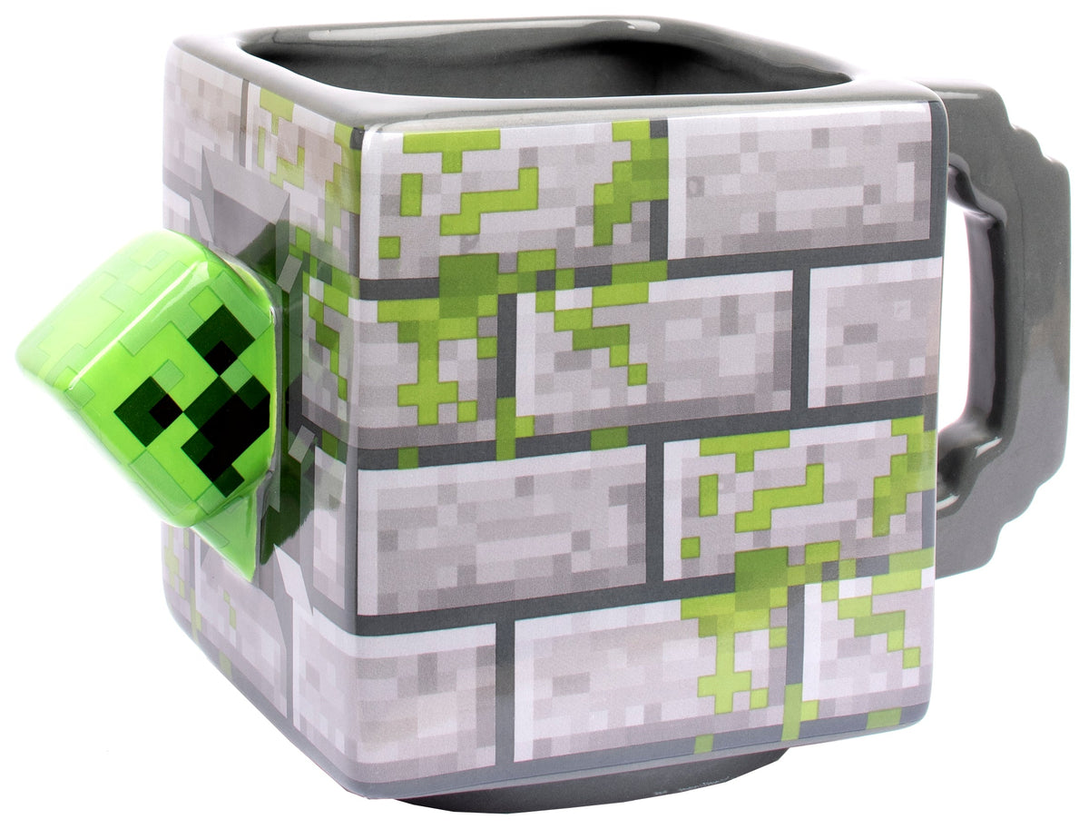 Mug Minecraft gris en céramique – 650 ml