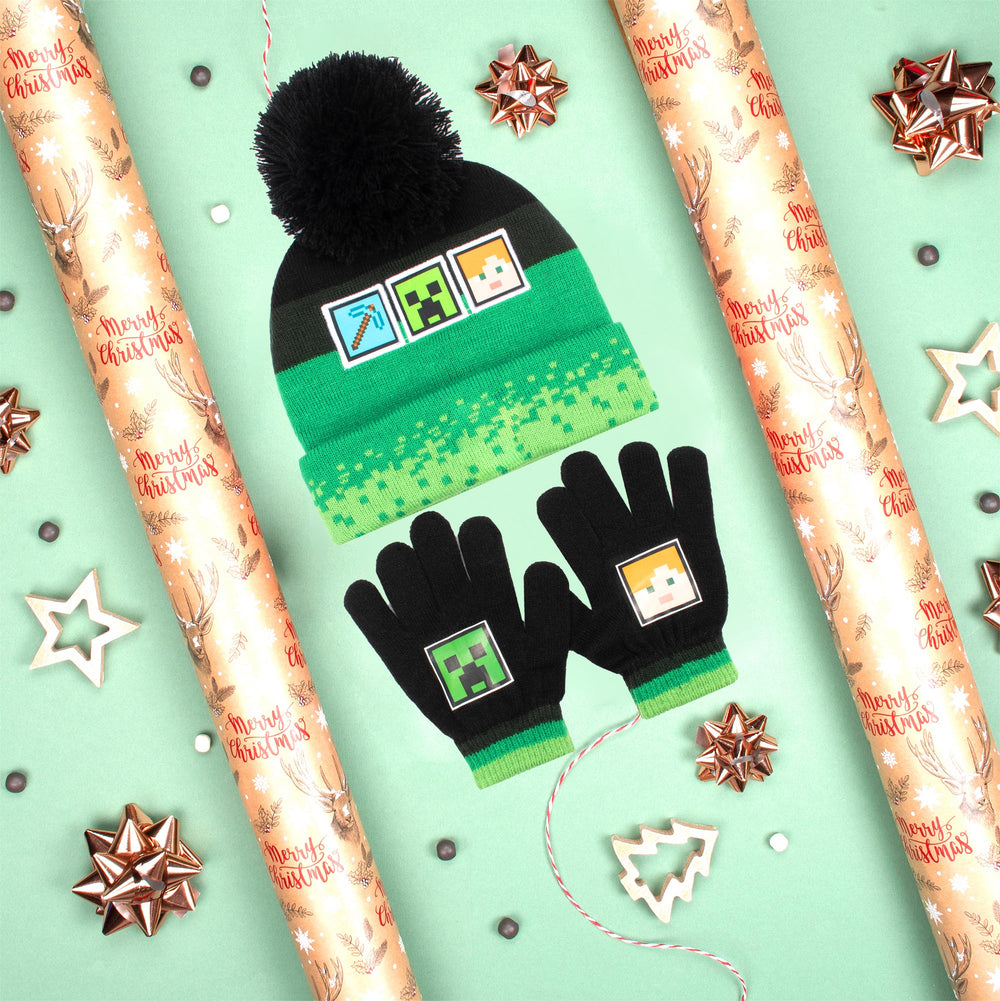 Ensemble bonnet et gants – Minecraft – Children's Set