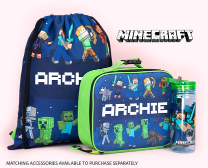 Sac repas – Minecraft bleu