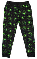 Pantalon de jogging Minecraft – noir & vert Pattern
