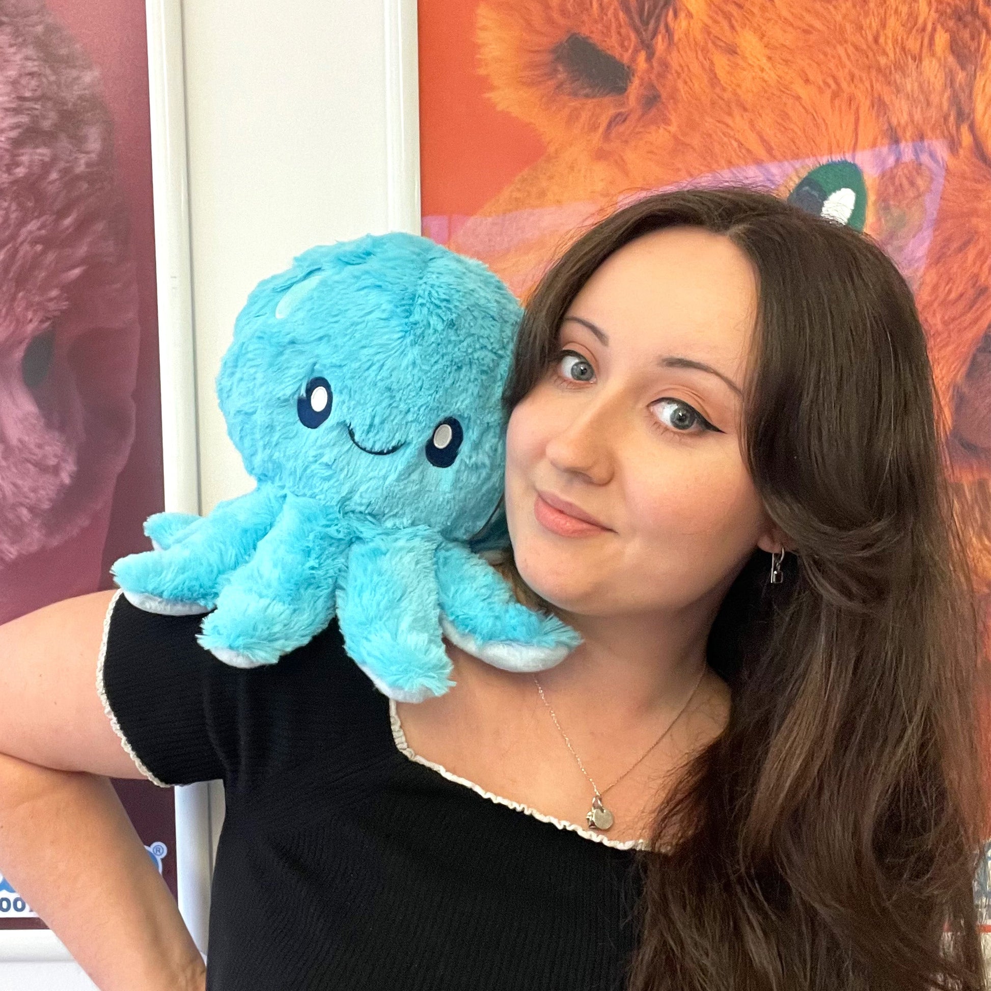 Mini Peluche Squishable – Bébé Pieuvre Bleue
