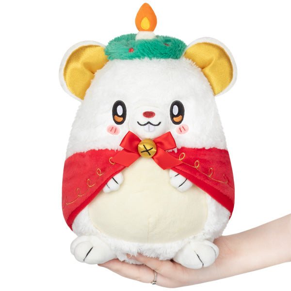 Peluche Mini Squishable – Souris de Noël