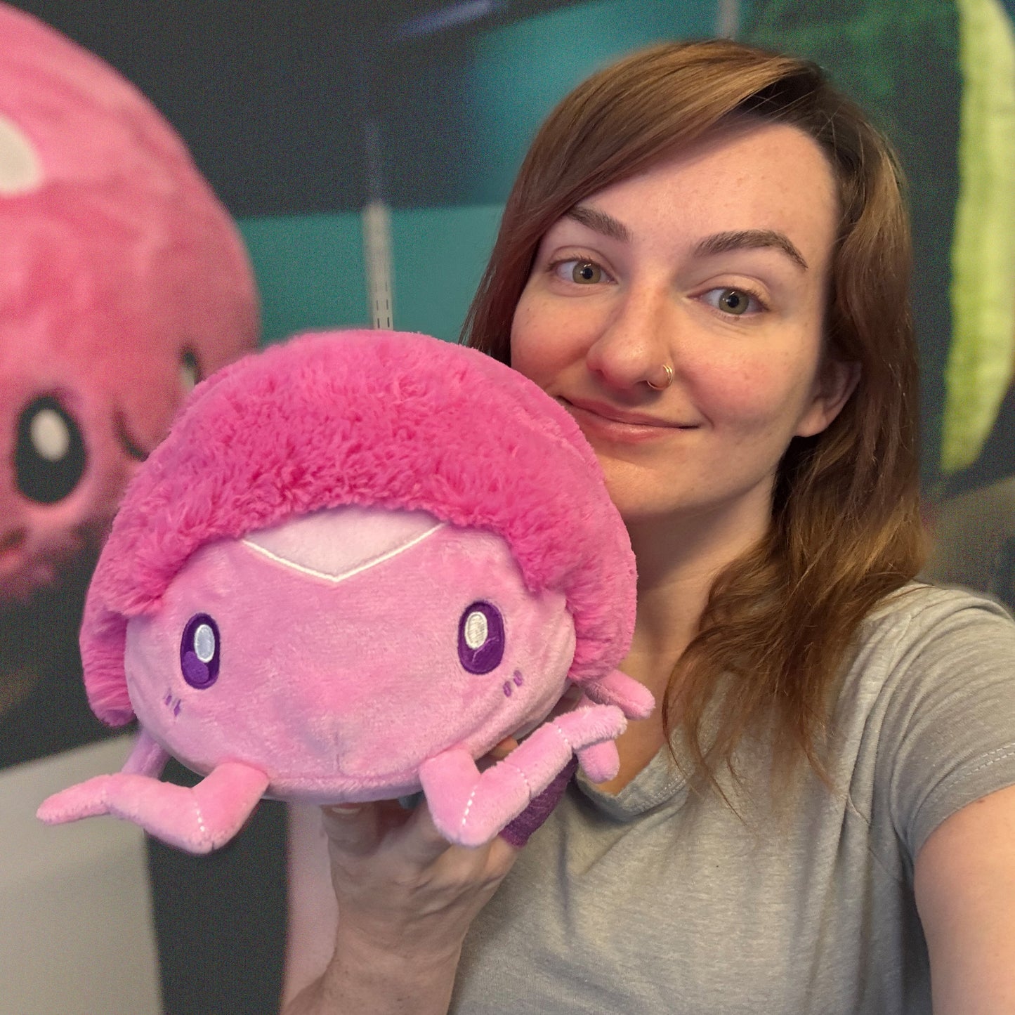 Mini Peluche Squishable – Cloporte Rose