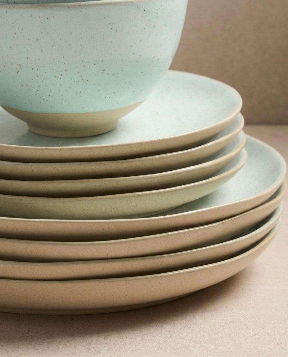 Minted Stoneware Salad Plate 21,5cm