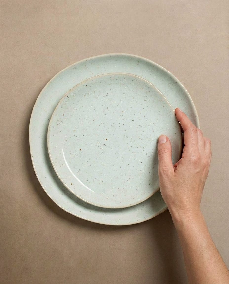 Minted Stoneware Salad Plate 21,5cm