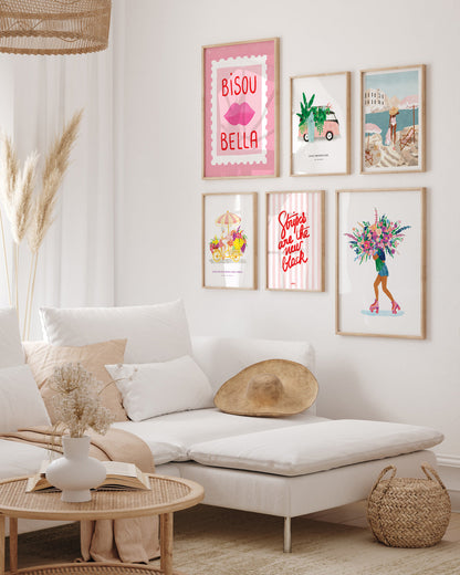 Bisous Bella- Poster