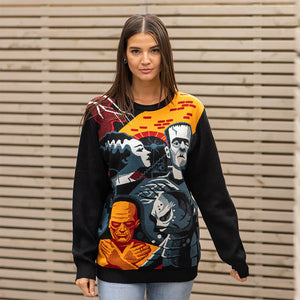 Halloween-Pullover Monstres