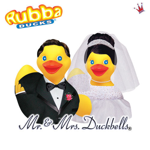 Couple de Mariés Canard Rubba Ducks – Mr. et Mrs. Duckbells