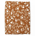 XL Bio-Baumwoll-Mulltuch – Fleurs Caramel