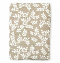 XL Biologisch Katoenen Hydrofiele Doek – Feuilles Taupe