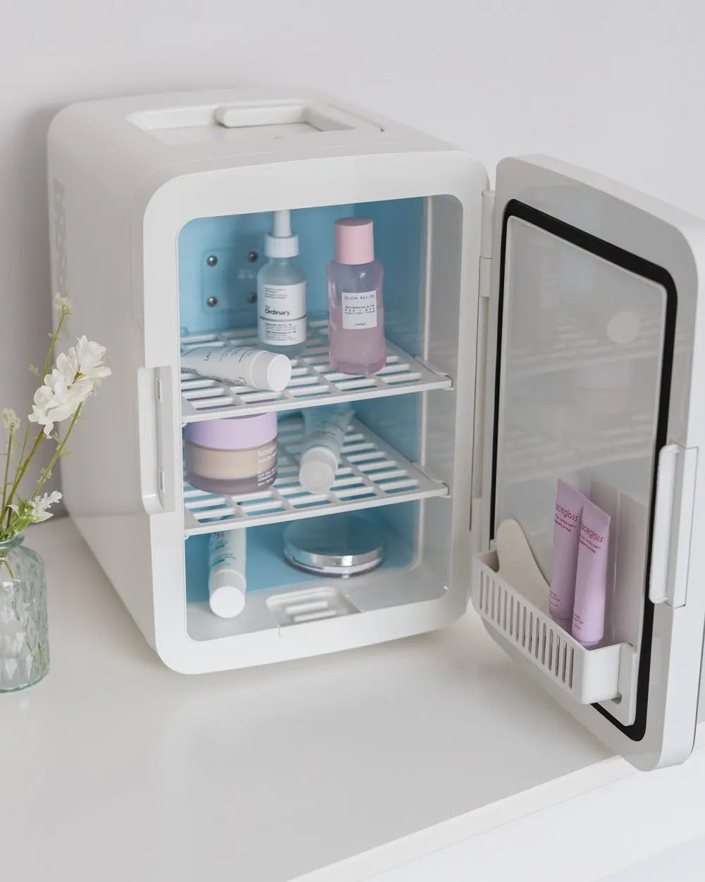 10L Cosmetic Fridge with Mirror - GRIMMY