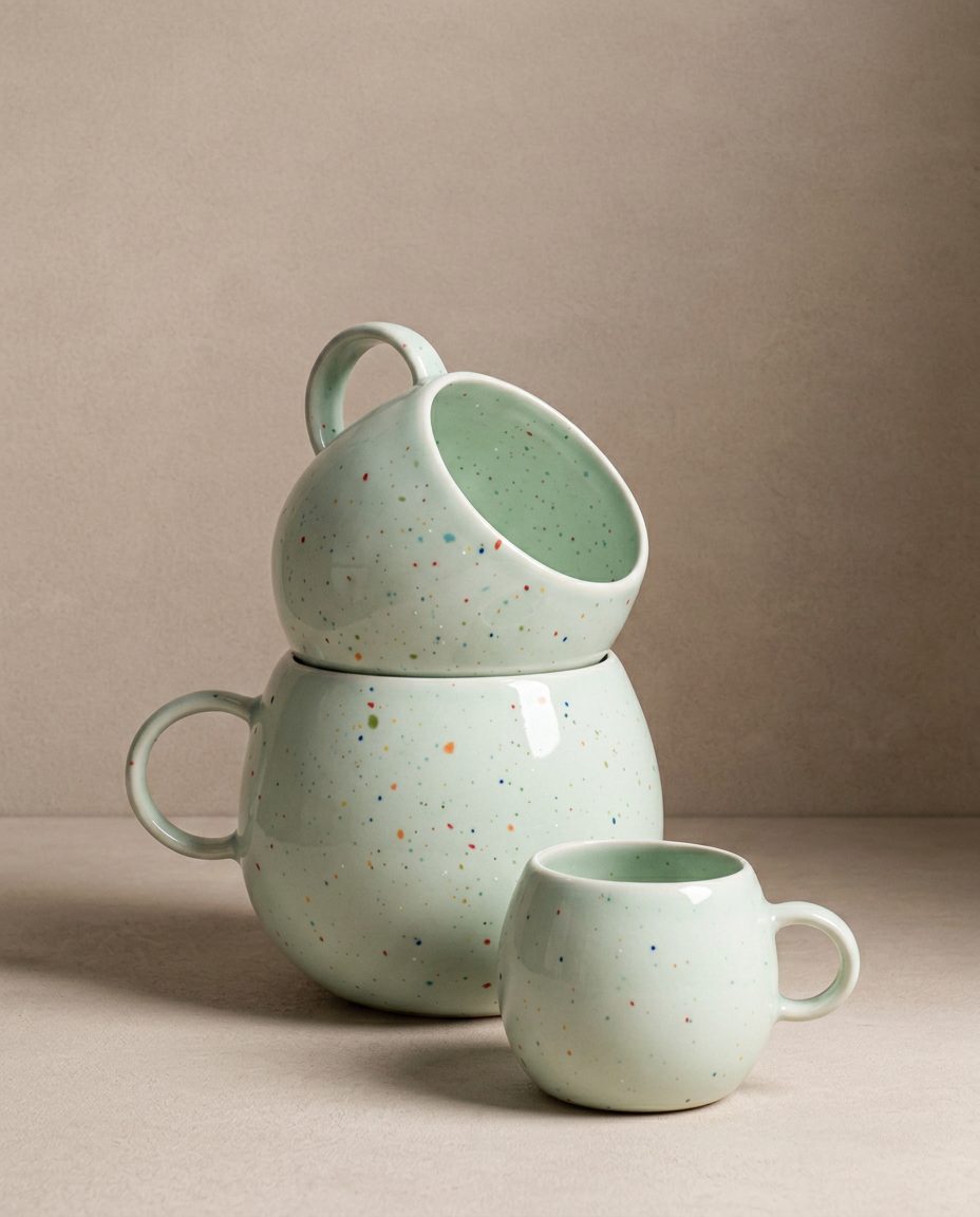 New Party Ball Mug 90ml Green