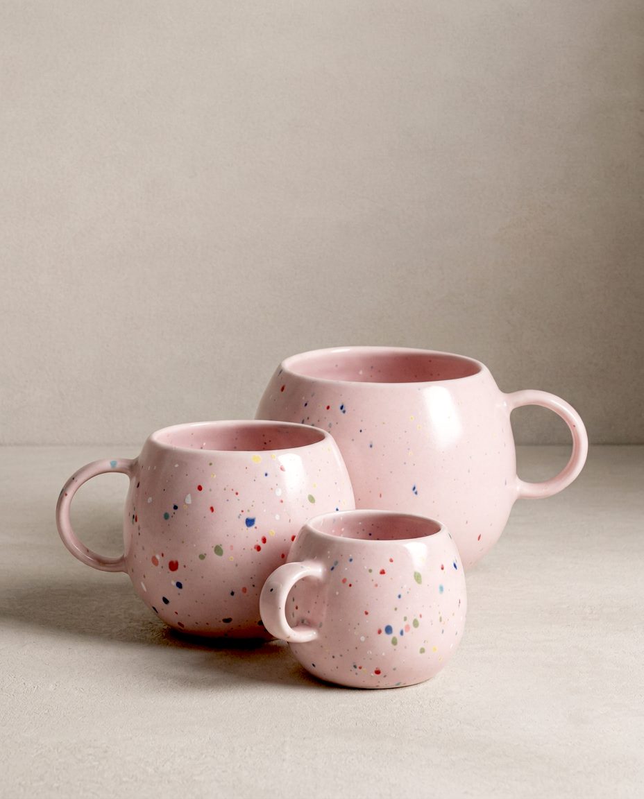 New Party Ball Mug 250ml Pink