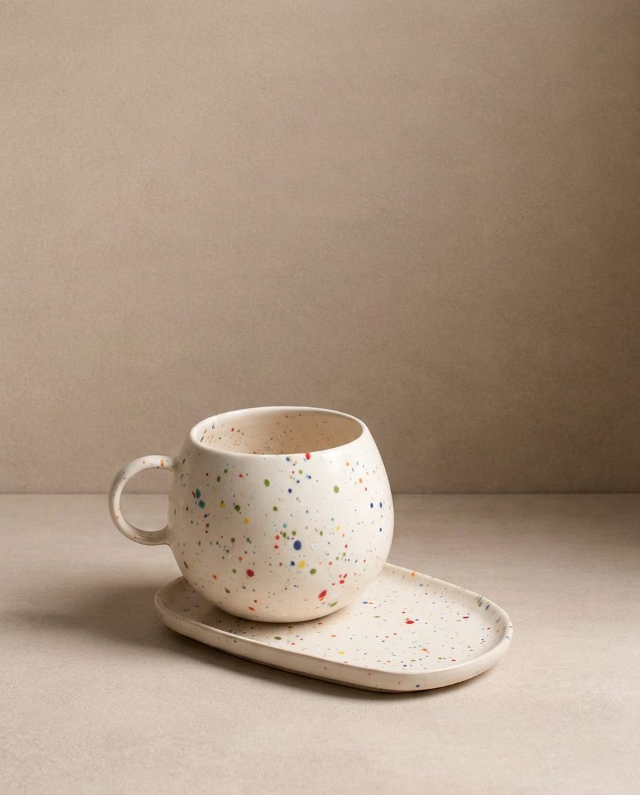 New Party Ball Mug 500ml - Mix 6 Pieces