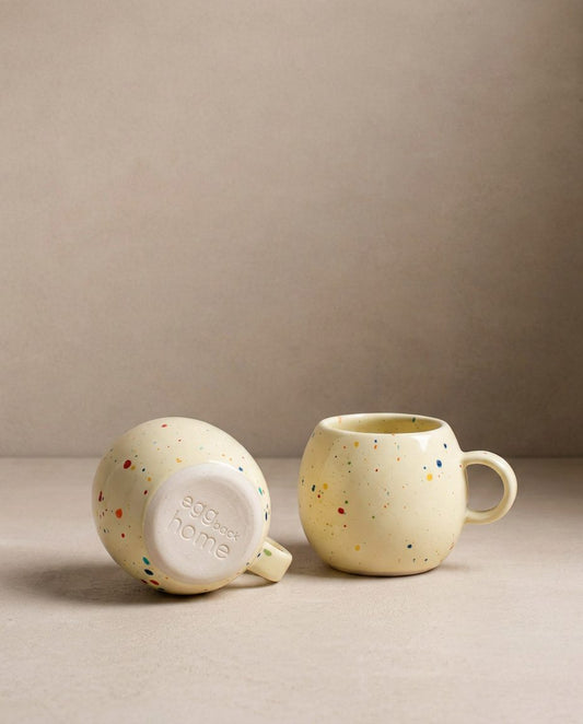 New Party Ball Mug 90ml Yellow