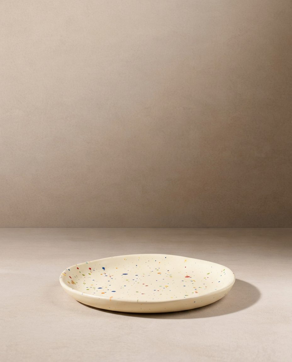 New Party Bread Plate 17cm - Mix 6 Pieces