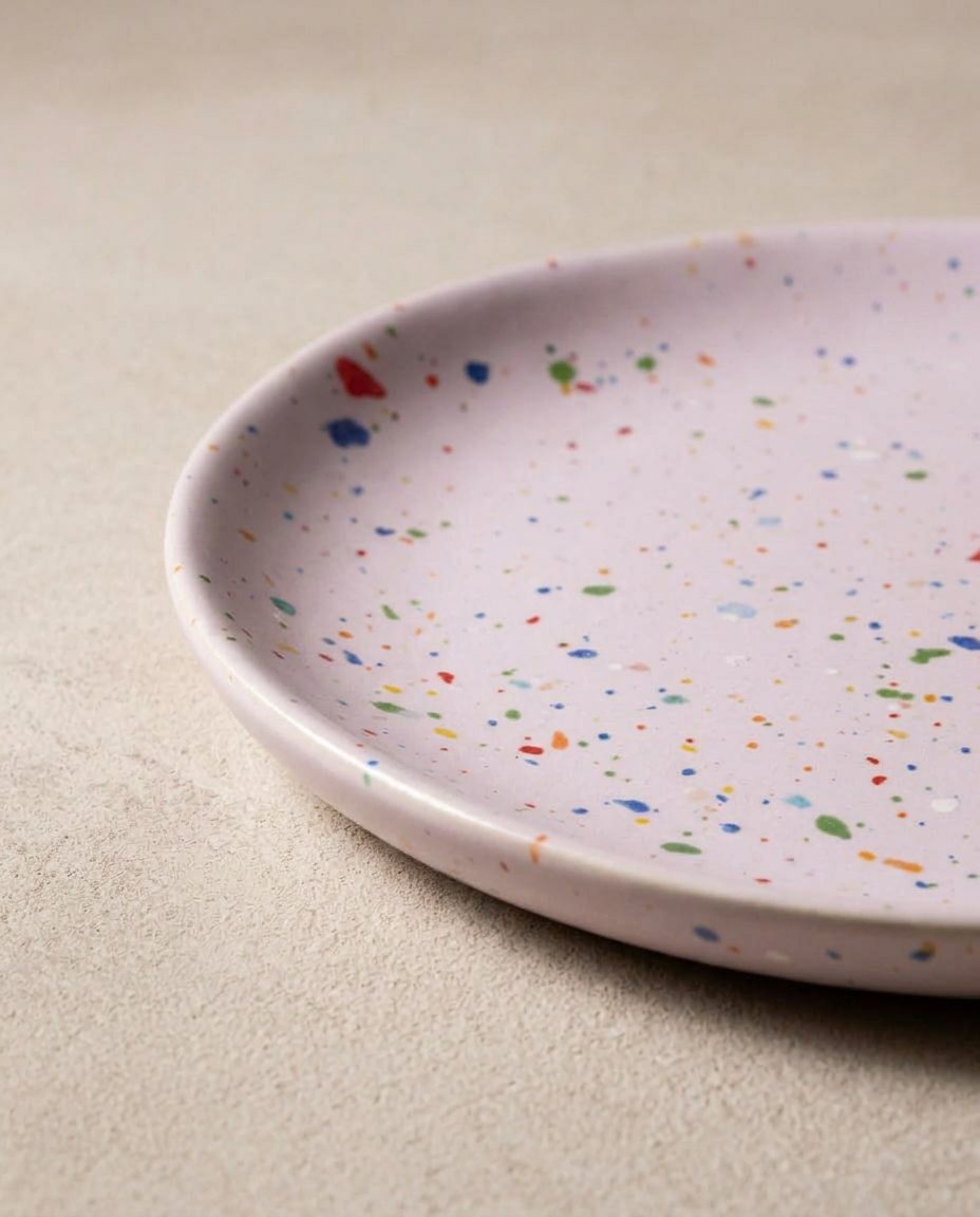New Party Assiette à pain 17 cm - Mélange 6 Pièces