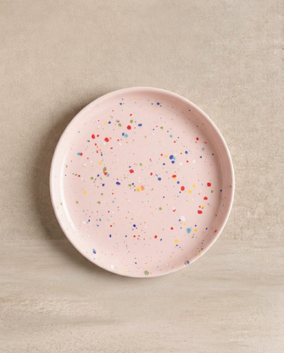 New Party Bread Plate 17cm - Mix 6 Pieces