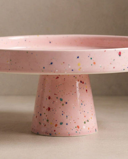 New Party Cake Stand 28cm Pink