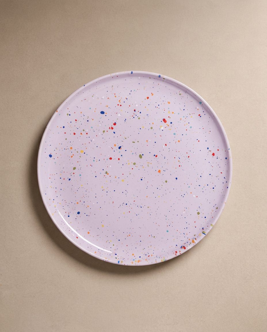 New Party Salad Plate 22cm - Mix 6 Pieces