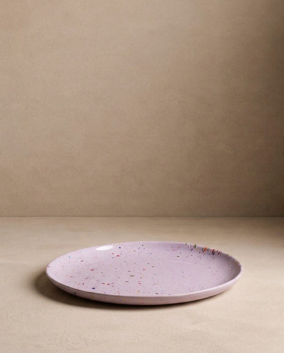 New Party Salad Plate 22cm Lilac