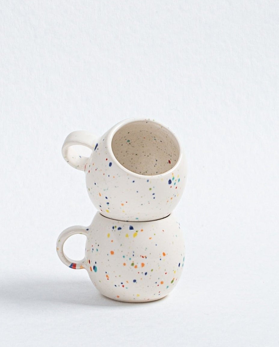 New Party Ball Mug 90ml White