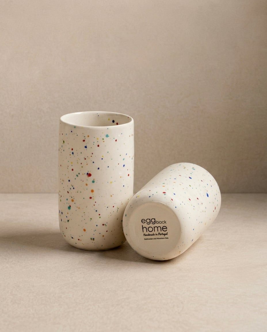 New Party Long Cup 330ml White