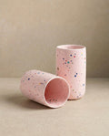 Gobelet long New Party en grès – 330 ml – Rose