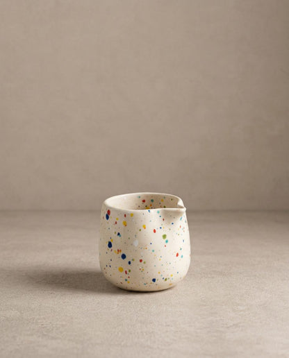 Ensemble New Party 1 petit plateau + 1 boule moyenne + 1 pot à lait - Collection Cadeau - Blanc