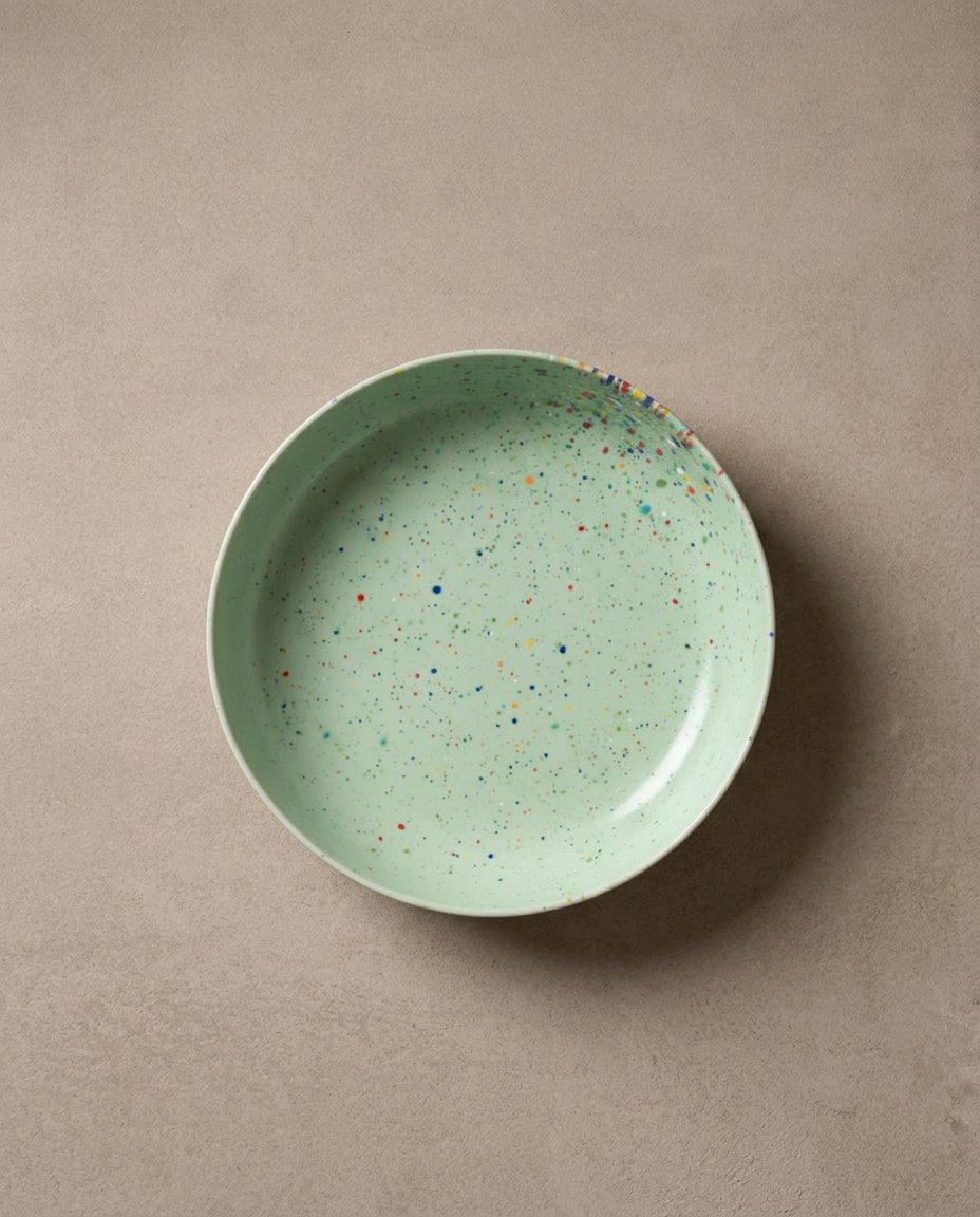 New Party Pasta Plate 21cm Mix 6 Pieces