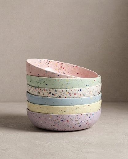 New Party Pasta Plate 21cm Pink