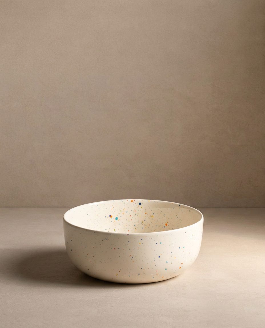 New Party Salad Bowl 26cm White