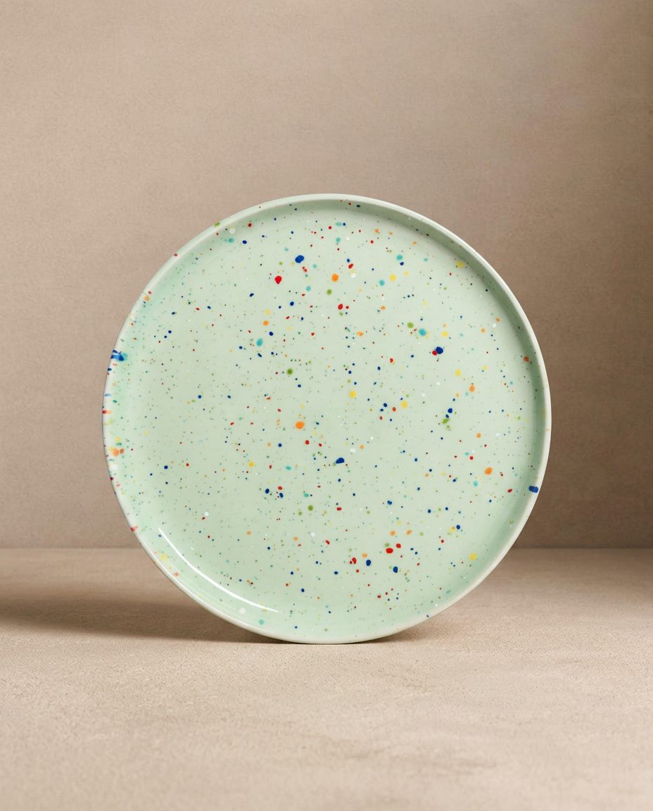 New Party Salad Plate 22cm Green