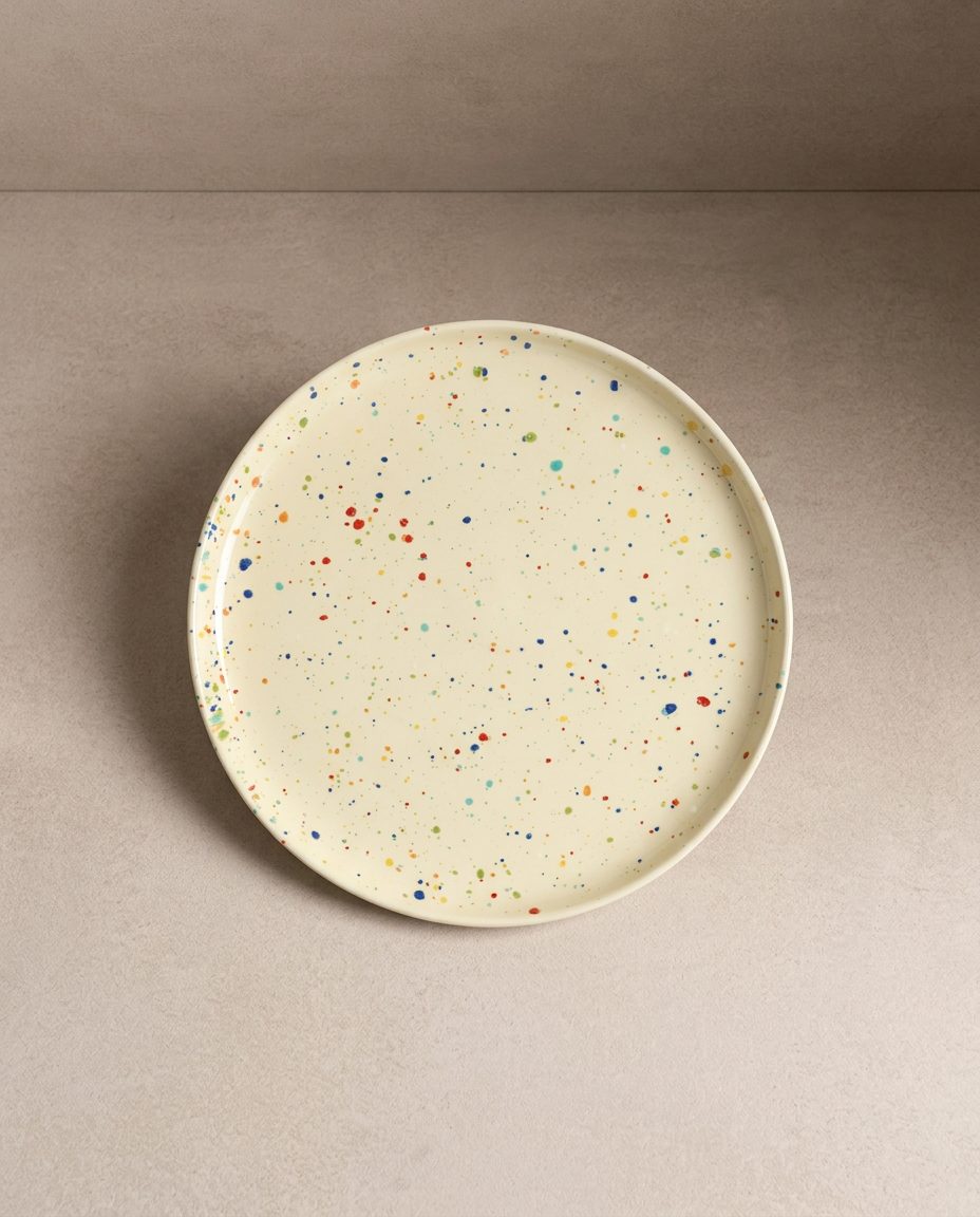 New Party Dinner Plate 27cm Yellow