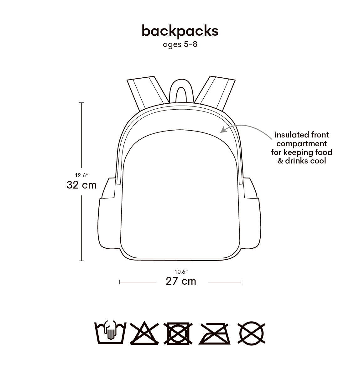 Sac à dos enfant - Pirates – vue 6 – A Little Lovely Company
