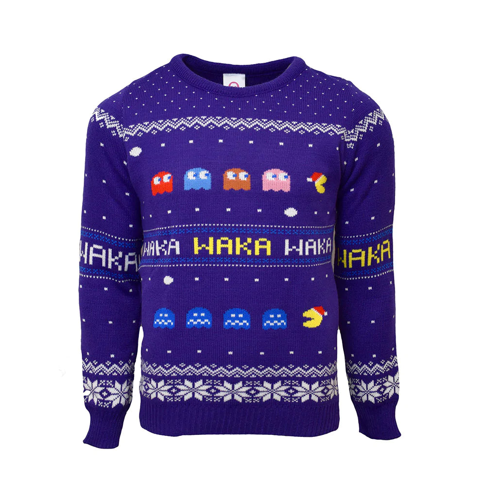 Suéter navideño de Pac-Man
