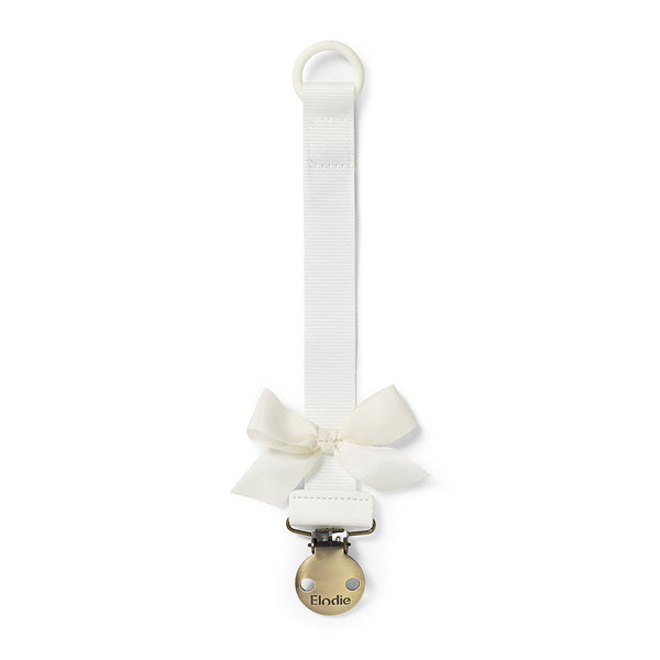 Attache-sucette Vanilla White Nœud
