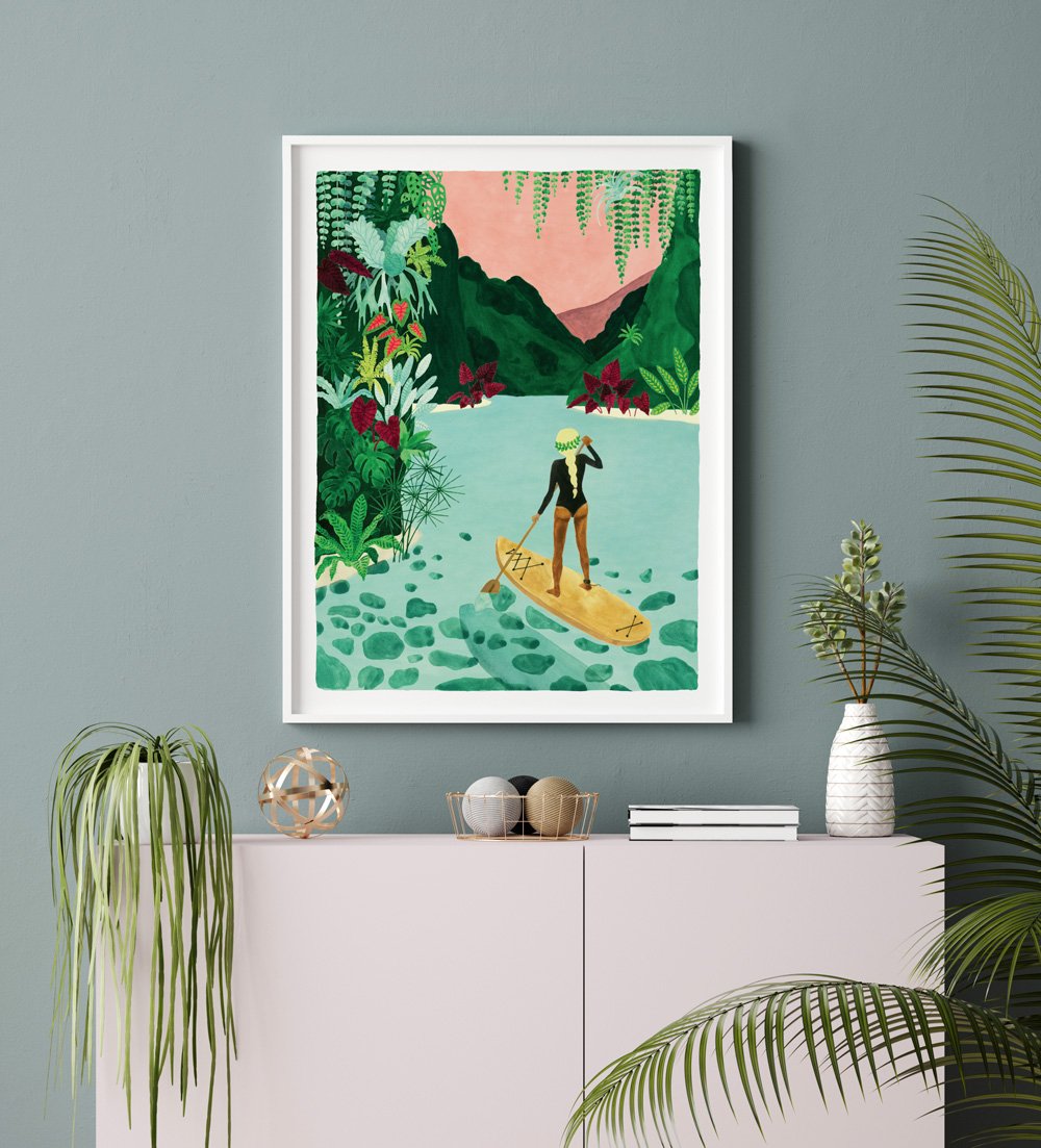 Paddle Girl - Affiche