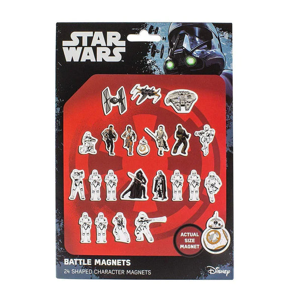 Juego de 24 imanes de Star Wars: Batalla