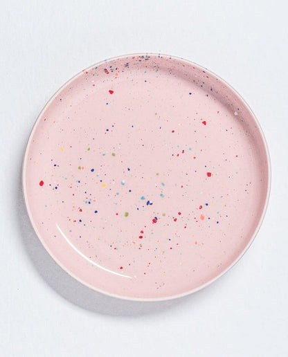 New Party Low Pasta Plate 23cm Pink