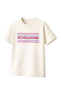 T-shirt Schulkind rose pastel