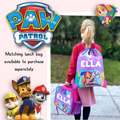 Sac à cordon – Official Paw Patrol / Nickelodeon Skye (Paw Patrol) | PE Bag | Fringoo