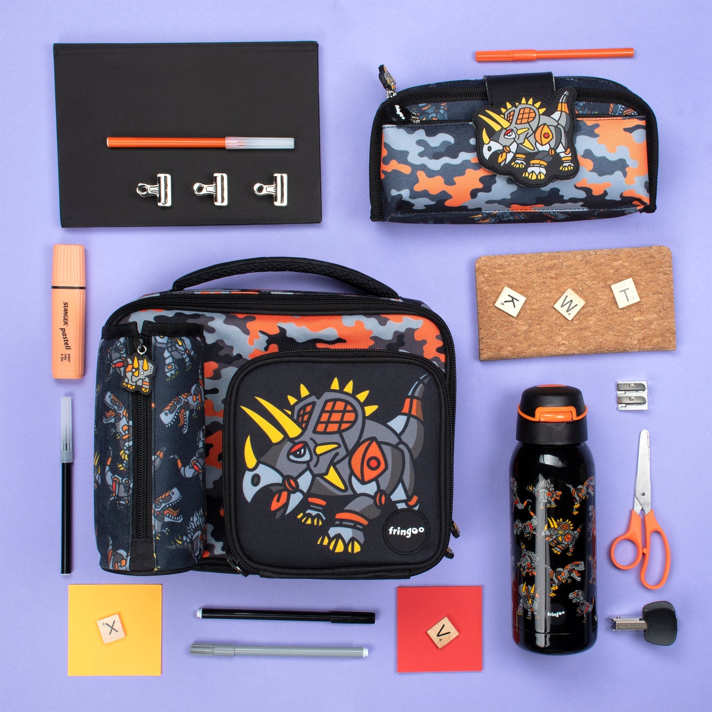 Dinosaure Robot scolaire Trousse scolaire for enfant