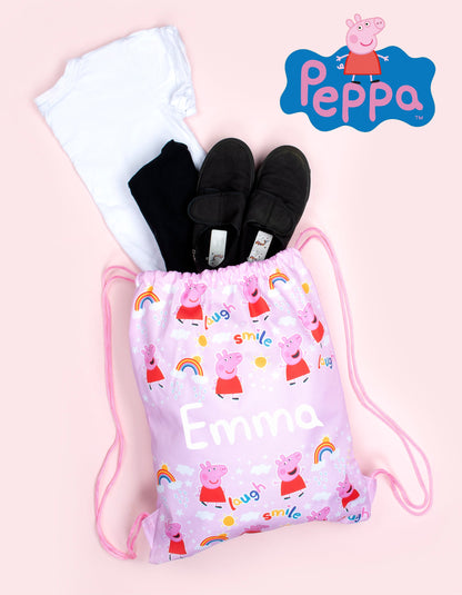 Official Peppa Pig Sac à cordon | enfant PE Sac