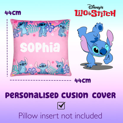 Disney Stitch Coussin Cover 44 x 44 cm Super Soft Pillow Case Gift fille Bedroom Home Décor