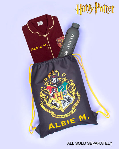 Harry Potter Pyjamas with Buttons – Burgundy