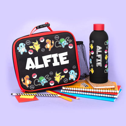 Personalized Lunch Bag - Pokemon Red