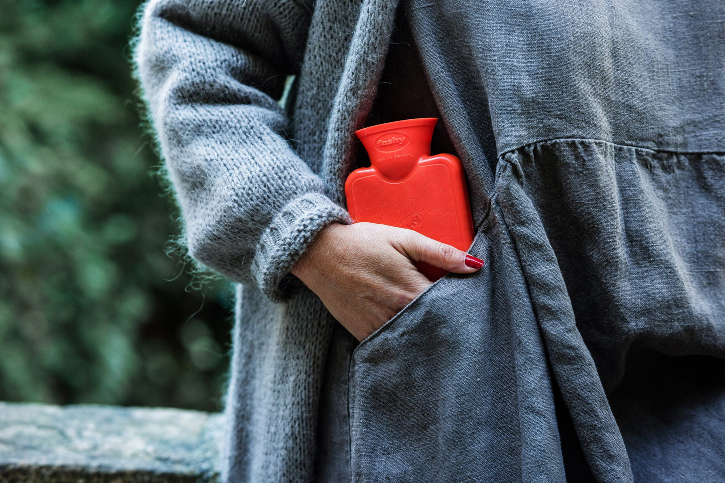 Bouillotte à eau de poche thermoplastique 0,3 L Fashy