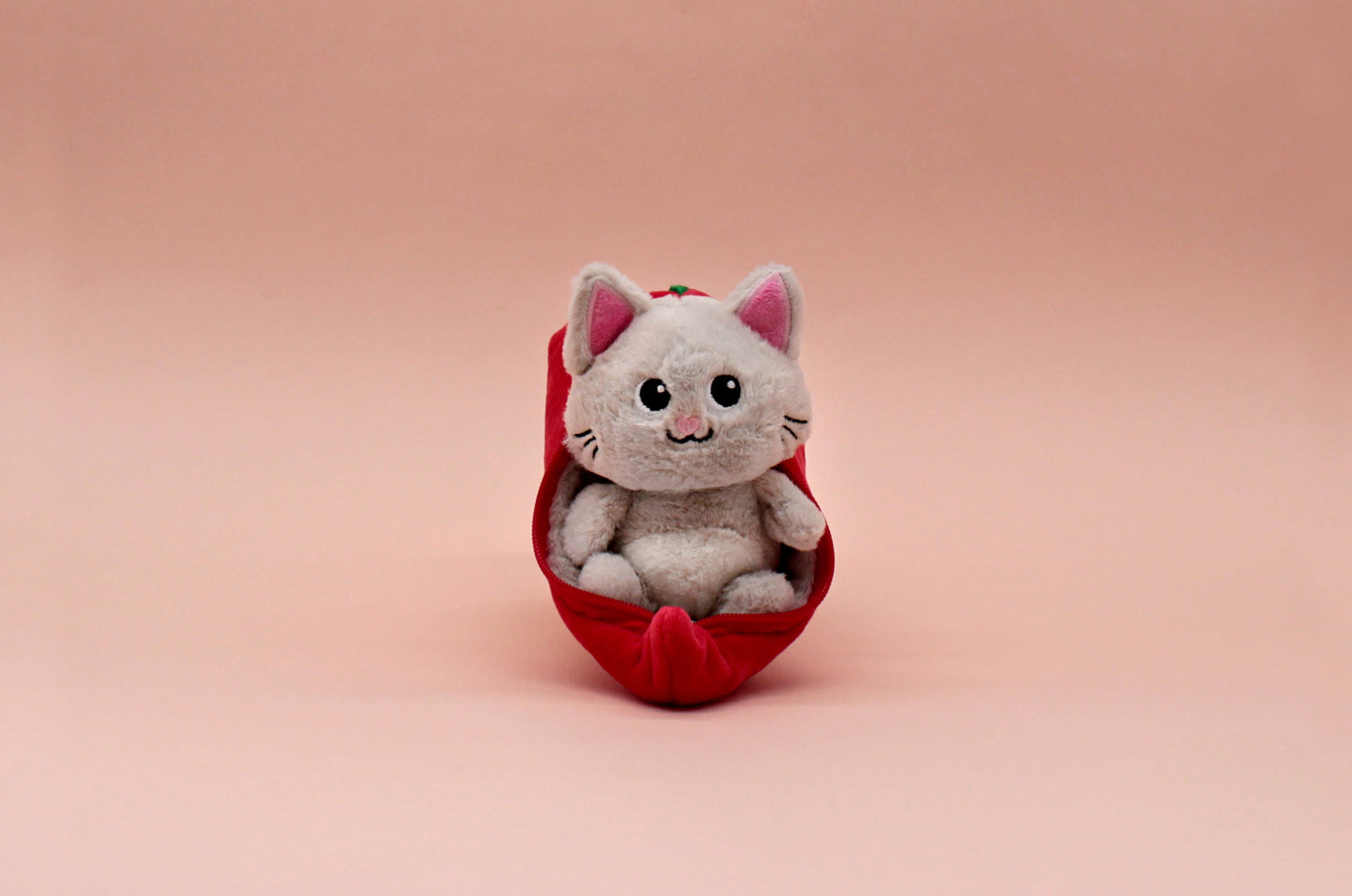 Peluche réversible Spicet le chat/piment – Flipetz – vue 11