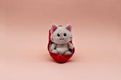 Peluche réversible Spicet le chat/piment – Flipetz – vue 11